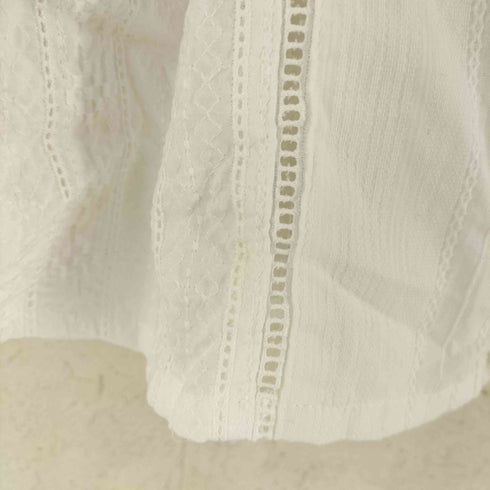 ナチュラルランドリー NATURAL LAUNDRY レースパネル シャツ レディース