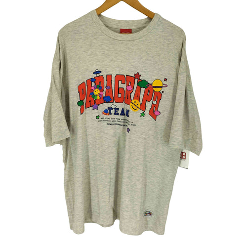 パラグラフ PARAGRAPH 発砲プリントクルーネックTシャツ メンズ