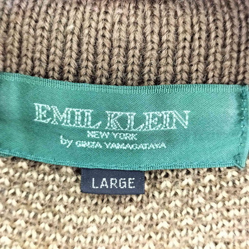EMIL KLEIN 総柄ニットカーディガン メンズ JPN:L