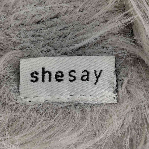 SHESAY ファーハンドバッグ レディース