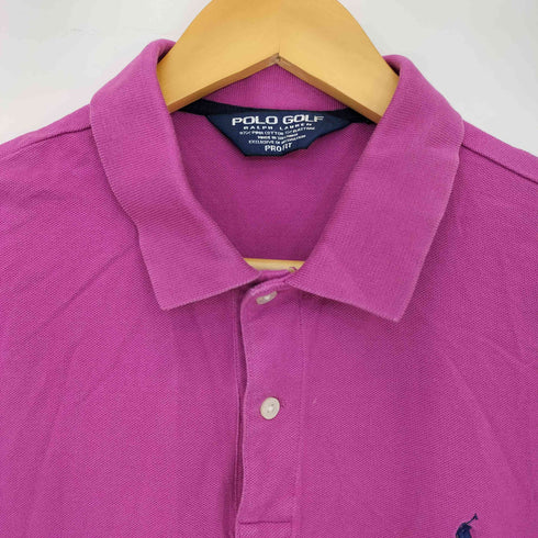 ポロゴルフラルフローレン POLO GOLF RALPH LAUREN 90S ポニー刺繍 鹿の子 ポロシャツ メンズ import:L