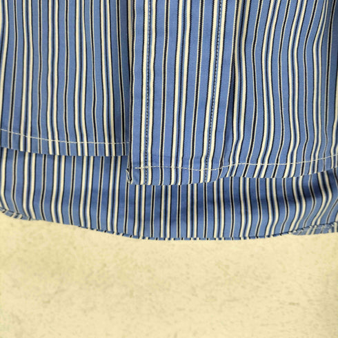 ポロバイラルフローレン Polo by RALPH LAUREN CUSTUM FIT DRESS SHIRT ポニー刺繍ストライプ柄BDシャツ メンズ 15 1/2