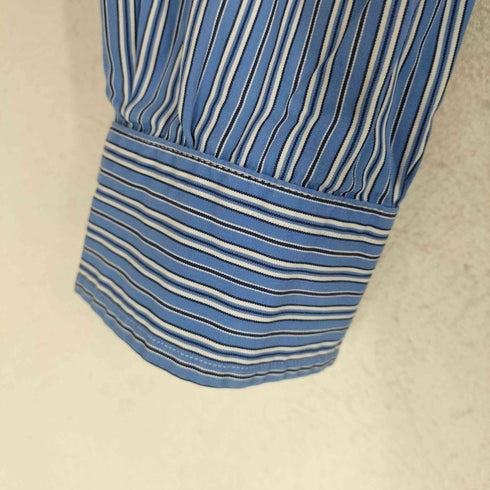 ポロバイラルフローレン Polo by RALPH LAUREN CUSTUM FIT DRESS SHIRT ポニー刺繍ストライプ柄BDシャツ メンズ 15 1/2