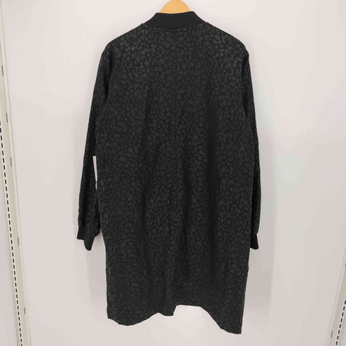 ブラックコムデギャルソン BLACK COMME des GARCONS 21SS レオパード スタジアムブルゾン ロングコート メンズ JPN:M