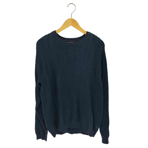 アイゾッド IZOD クルーネックケーブルニット メンズ import:L