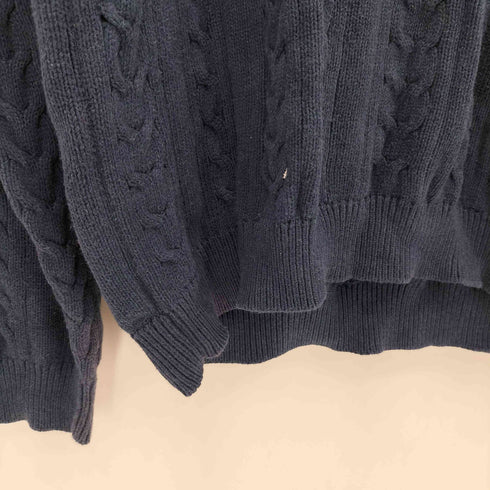 アイゾッド IZOD クルーネックケーブルニット メンズ import:L