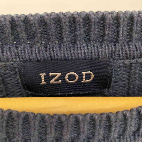 アイゾッド IZOD クルーネックケーブルニット メンズ import:L
