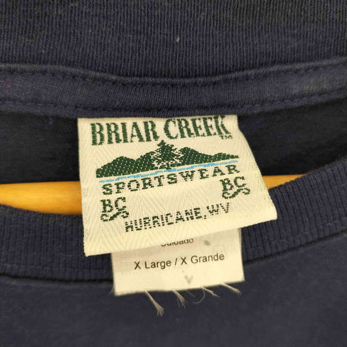 BRIAR CREEK 00S CRANDMAロゴ刺繍 Tシャツ メンズ import:XL