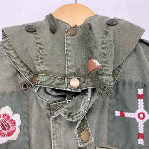 END AND END CLOTH N.Y PROJECTS パッチワーク ミリタリージャケット メンズ L