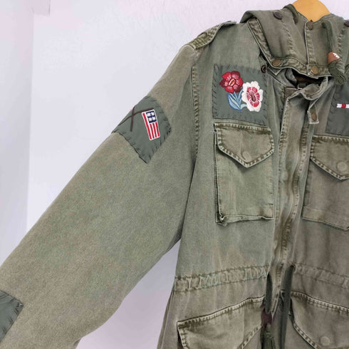 END AND END CLOTH N.Y PROJECTS パッチワーク ミリタリージャケット メンズ L