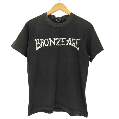 BRONZE AGE 90s 初期 USA製 シングルステッチ 両面プリント サークル フィッシュ 半袖 Tシャツ メンズ import:M
