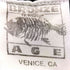 BRONZE AGE 90s 初期 USA製 シングルステッチ 両面プリント サークル フィッシュ 半袖 Tシャツ メンズ import:M