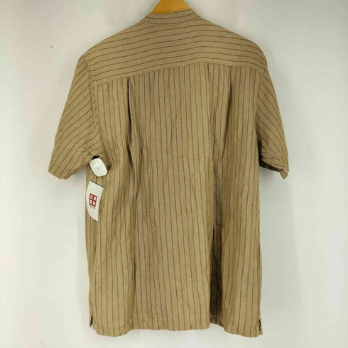 FALLS CREEK ストライプ S/S バンドカラーシャツ メンズ import:M