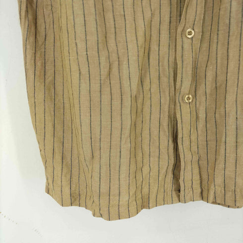 FALLS CREEK ストライプ S/S バンドカラーシャツ メンズ import:M
