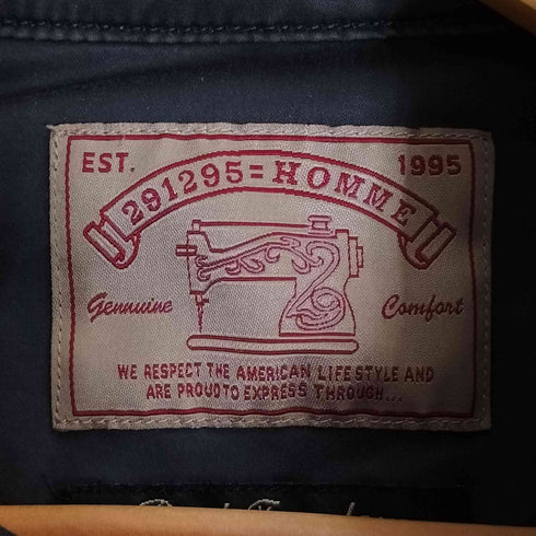 ニーキューイチニーキューゴーオム 291295=HOMME フード収納可 コットンリネン M-65型 フィールドジャケット メンズ JPN:44