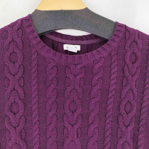 エルエルビーン L.L.Bean コットンケーブルニット メンズ import:L