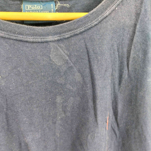 ポロバイラルフローレン Polo by RALPH LAUREN 90S ポニー刺繍コットンTシャツ メンズ import:L
