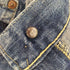 リーバイス Levis 50-60s 501XX ウエスト バックポケットシングル ボタン裏刻印無し 隠しリベット 赤耳 ボタンフライデニムパンツ メンズ