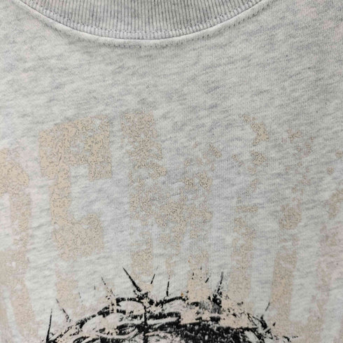 KRHYME DESIGN プリントクルーネックスウェット メンズ JPN:XL