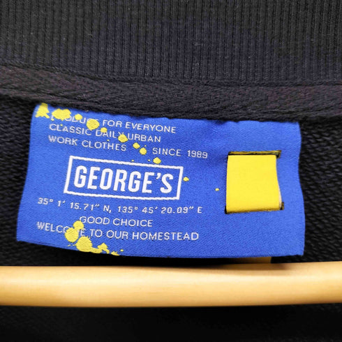 GEORGE'S ミニ裏毛 BIGポケット プルオーバー スウェット メンズ JPN:M