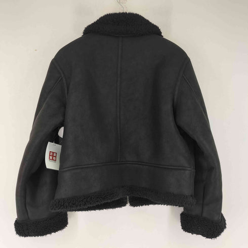 ジーユー GU フェイクレザームートンジャケット レディース JPN:XL