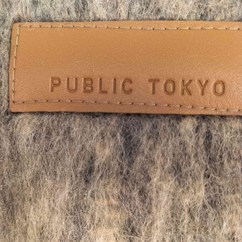 パブリックトウキョウ PUBLIC TOKYO ヘアリーフリンジマフラー レディース