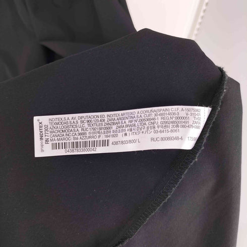 ザラ ZARA ステッチデザイン コットン マキシ ワンピース レディース import:L