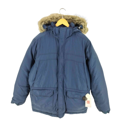 エルエルビーン L.L.Bean 裏地キルティング フェイクファー フーデッド グースダウンジャケット GORE-TEX メンズ import:L