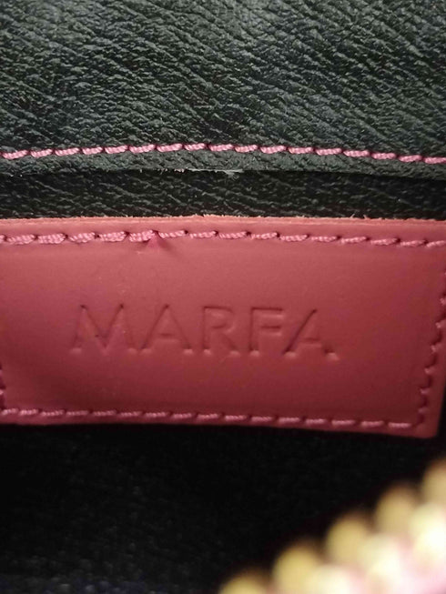 MARFA ベルト デザイン フラップ ショルダー バッグ レディース