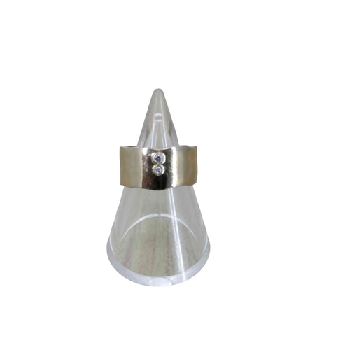 LATIA PETAL PLATE RING SILVER レディース