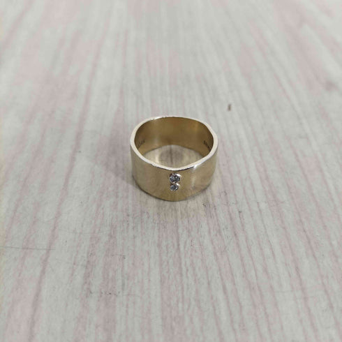 LATIA PETAL PLATE RING SILVER レディース