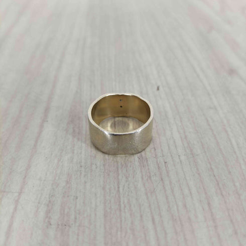 LATIA PETAL PLATE RING SILVER レディース