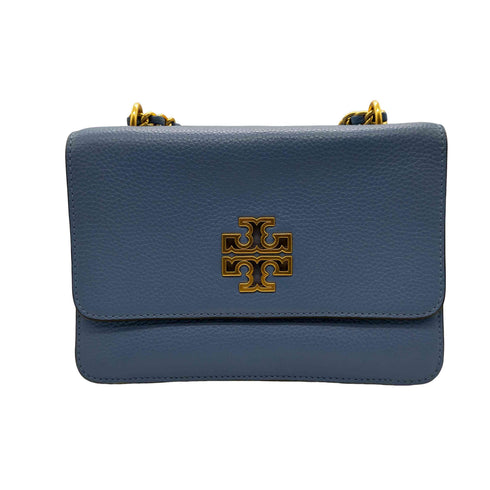 トリーバーチ TORY BURCH ブリテンカーフ ロゴ チェーン ショルダー バッグ レディース