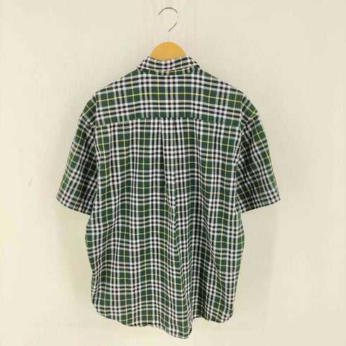 エディーバウアー Eddie Bauer 90s 白タグ チェック コットン ボタンダウンシャツ メンズ import:L