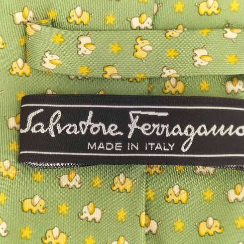 サルヴァトーレフェラガモ Salvatore Ferragamo 総柄ネクタイ メンズ