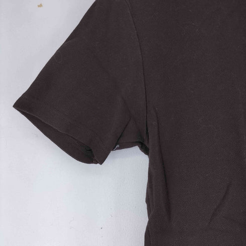 バーバリーブラックレーベル BURBERRY BLACK LABEL ワンポイント刺繍 S/S ポロシャツ メンズ JPN:2