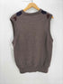 90S Tricots St.Raphael PURE NWE WOOL アーガイル柄 ニット ベスト メンズ import:L