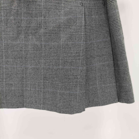 バーバリーロンドン BURBERRY LONDON ウールチェックミニスカート レディース 38