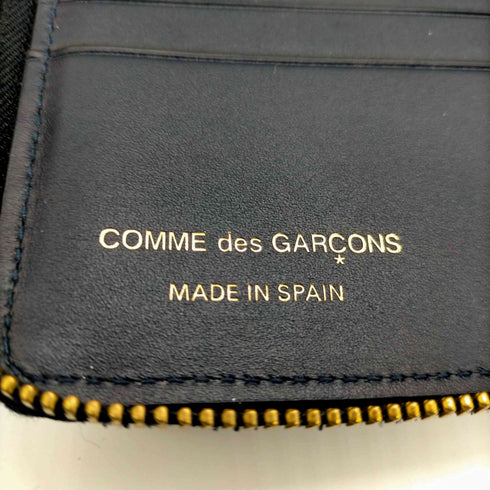 ウォレットコムデギャルソン Wallet COMME des GARCONS 24AW スペイン製 ARECALF レザー 二つ折り財布 レディース