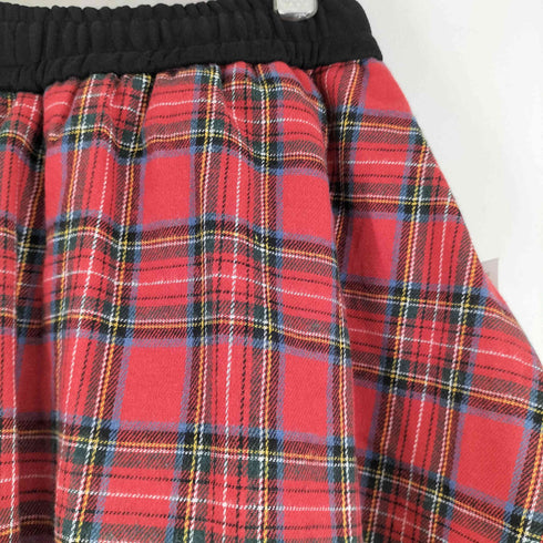 FIVEL GENE チェックスカートレイヤードスウェットパンツ メンズ