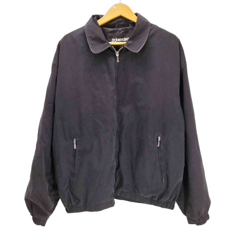 セントジョンズベイ STJOHNS BAY 90S 裏地メッシュ TALON-ZIP タロン スムース ポリ ジップアップ スウィングトップ ブルゾン ジャケット メンズ import:XL