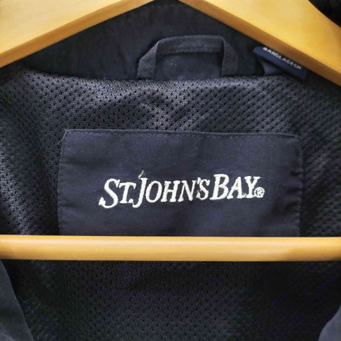 セントジョンズベイ STJOHNS BAY 90S 裏地メッシュ TALON-ZIP タロン スムース ポリ ジップアップ スウィングトップ ブルゾン ジャケット メンズ import:XL