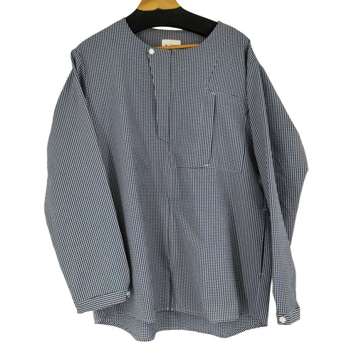 エフシーイー F/CE. チェックノーカラージップアップジャケット メンズ