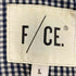 エフシーイー F/CE. チェックノーカラージップアップジャケット メンズ