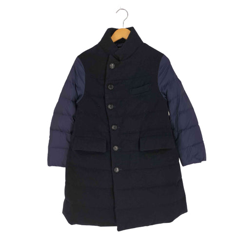 トリココムデギャルソン tricot COMME des GARCONS 16AW AD2016 メルトン切替ダウンコート レディース JPN:S