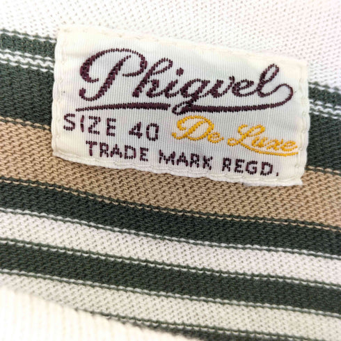 フィグベル PHIGVEL ボーダー S/S Tシャツ メンズ 40