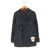 コムデギャルソンオム COMME des GARCONS HOMME 13AW AD2013 裏地キルティング デニム Pコート レディース JPN:XS