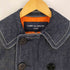 コムデギャルソンオム COMME des GARCONS HOMME 13AW AD2013 裏地キルティング デニム Pコート レディース JPN:XS