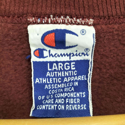 チャンピオン Champion 90-00s TEXAS A&M フロント刺繍クルーネックスウェット メンズ L