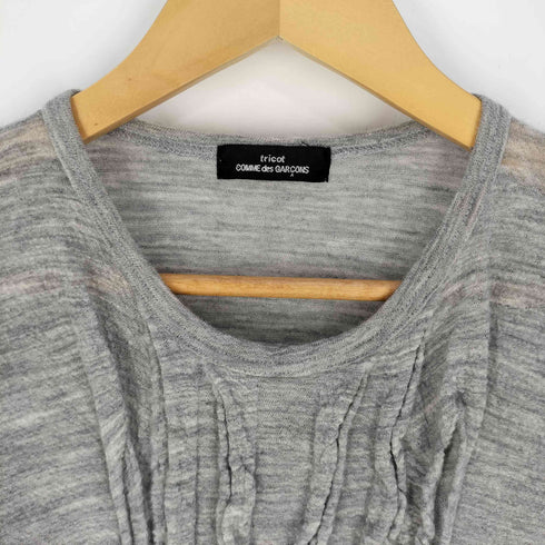 トリココムデギャルソン tricot COMME des GARCONS 07AW AD2007 フリル ウールカットソー レディース